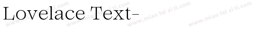 Lovelace Text字体转换